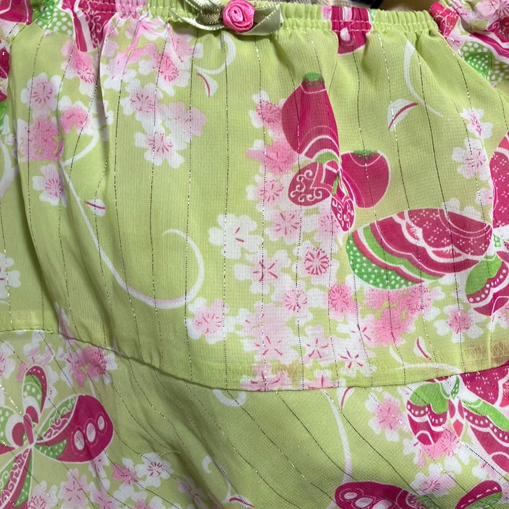 Iz Byer California Floral Top